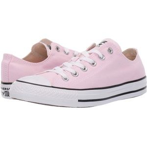 Light pink converse in size 8